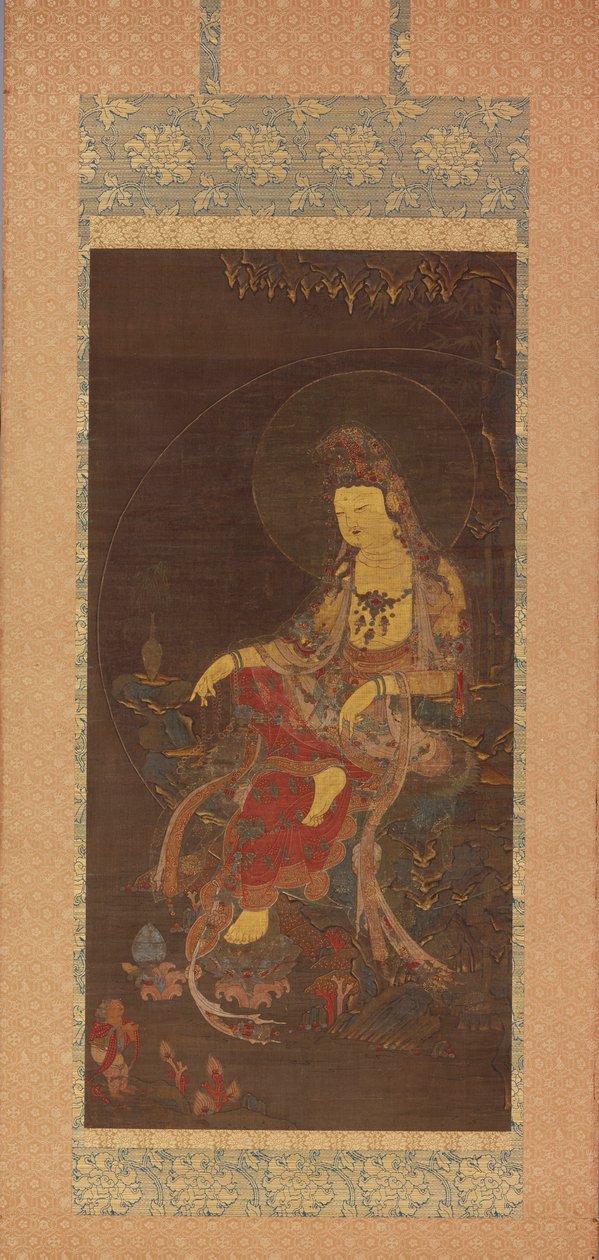 Water-Moon Avalokiteshvara Suwol Gwaneum bosal, mitten av 1300-talet. av Unbekannt