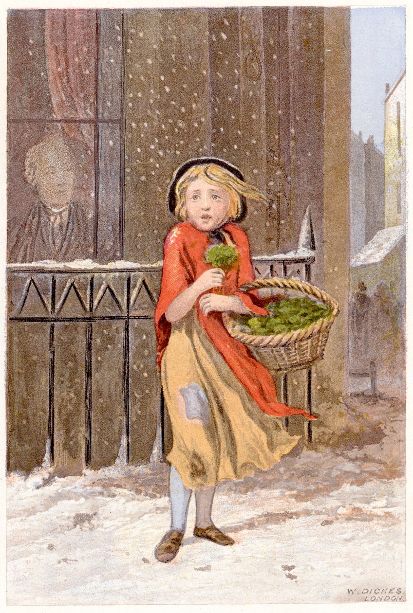 Vattenkrasse säljare, c1880 av Unbekannt