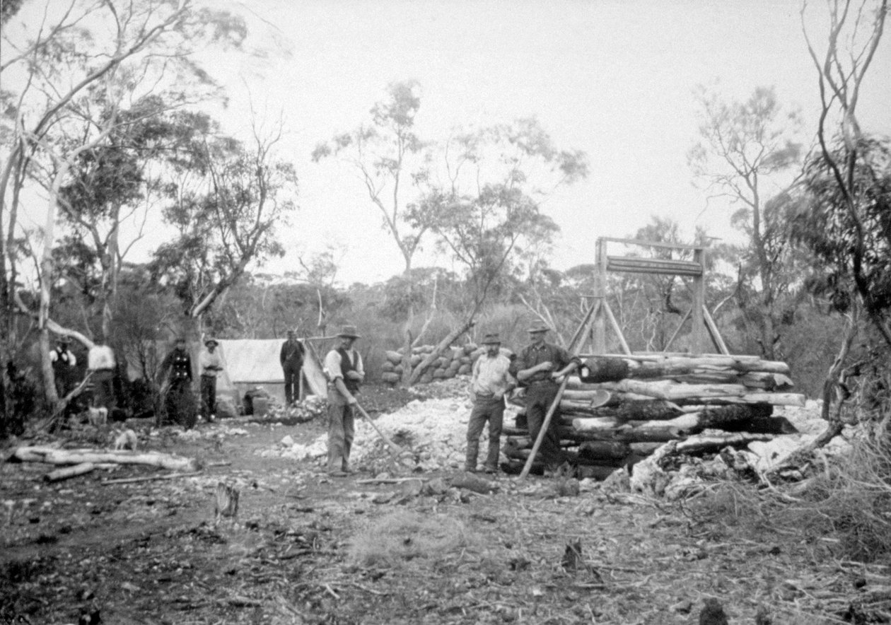Vattenfalls guldgruva, Boorara, Kalgoorlie, Western Australia, 1896 av Unbekannt