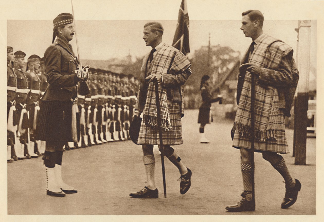 Bär Balmoral Tartan, Balmoral, 1936 1937 av Unbekannt