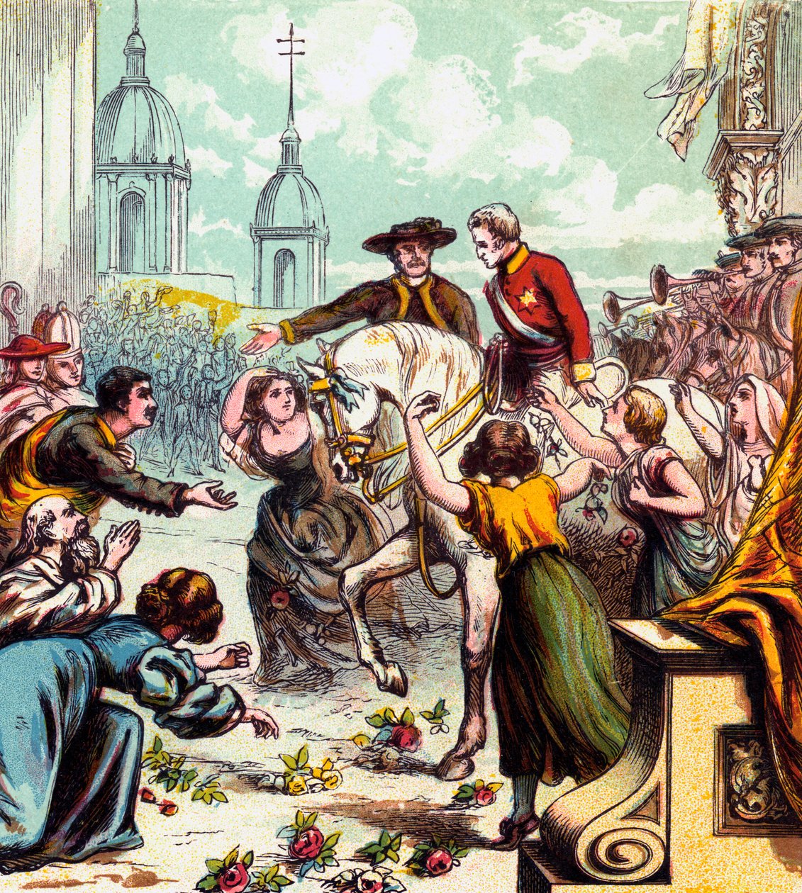 Wellington i Madrid, 1812 c1850-talet av Unbekannt