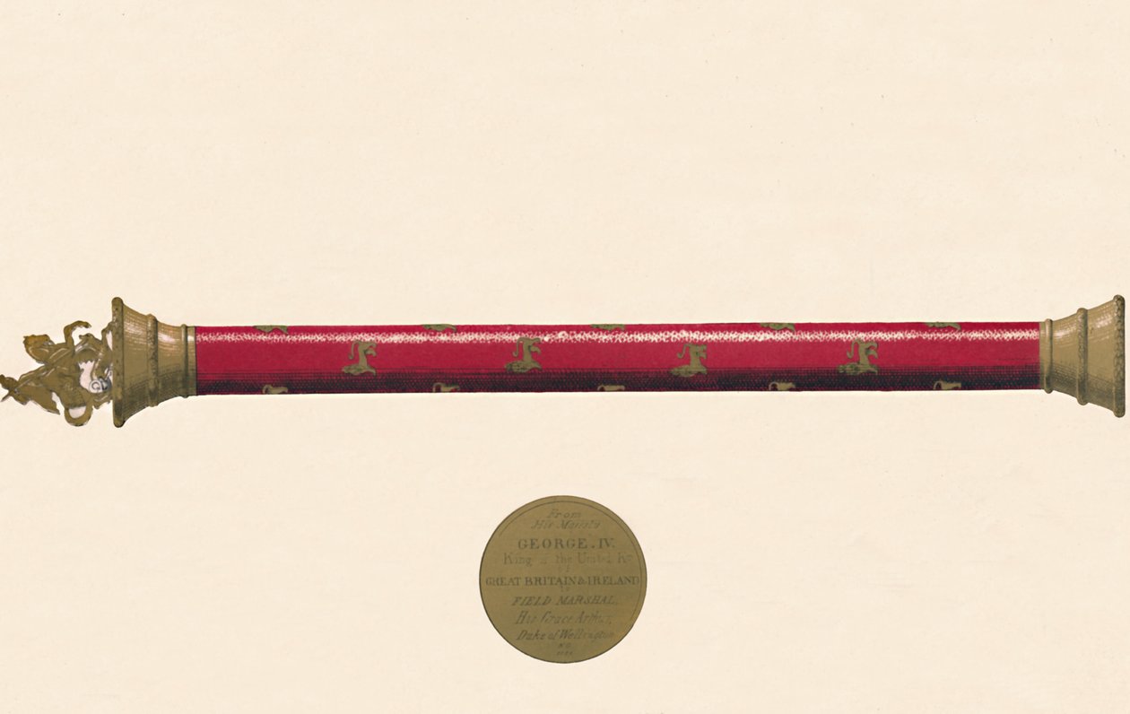 Wellingtons Field Marshals Baton, c1800-talet av Unbekannt