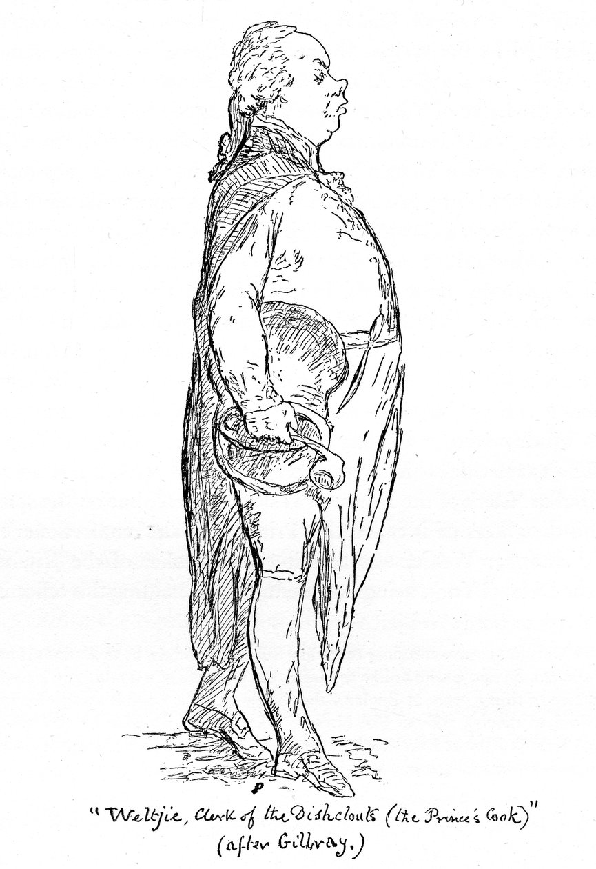Weltje, Clerk of the Dishclouts the Princes Cook, sent 1700-tal, 1939 av Unbekannt