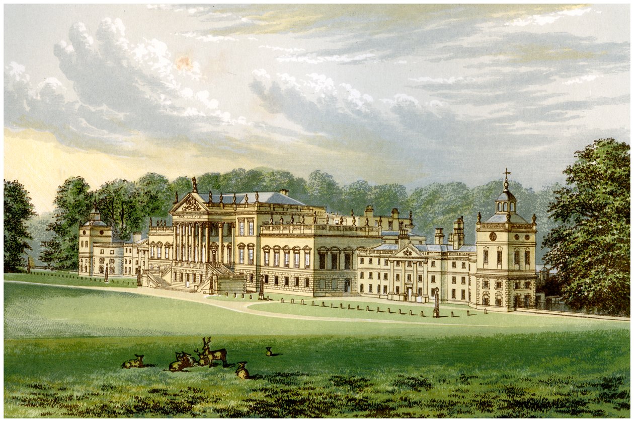 Wentworth Woodhouse, Yorkshire, hem för Earl Fitzwilliam, c1880 av Unbekannt
