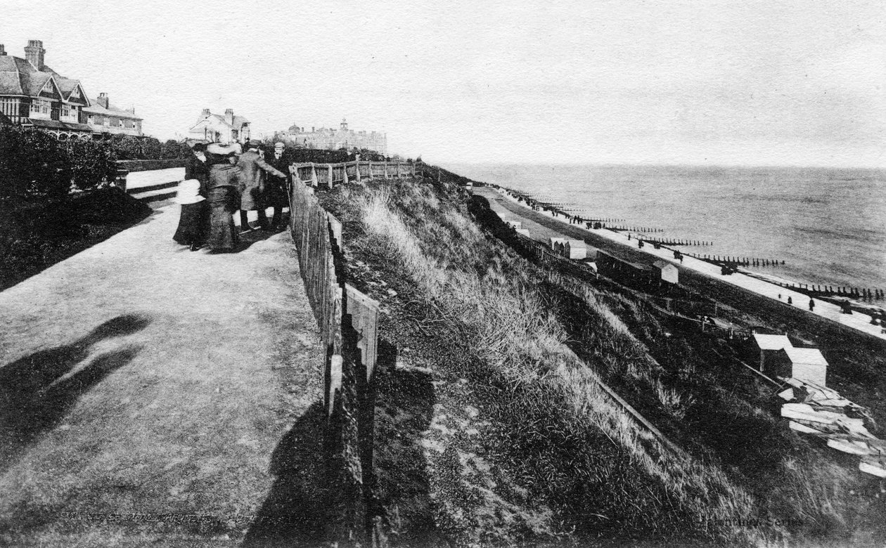 West Cliff och trädgårdar, Felixstowe, Suffolk, tidigt 1900-tal av Unbekannt