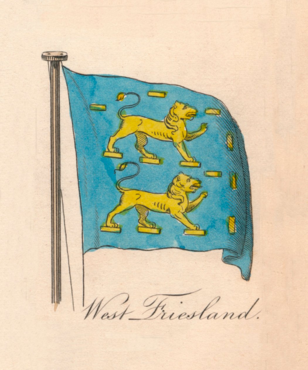 Västra Friesland, 1838 av Unbekannt
