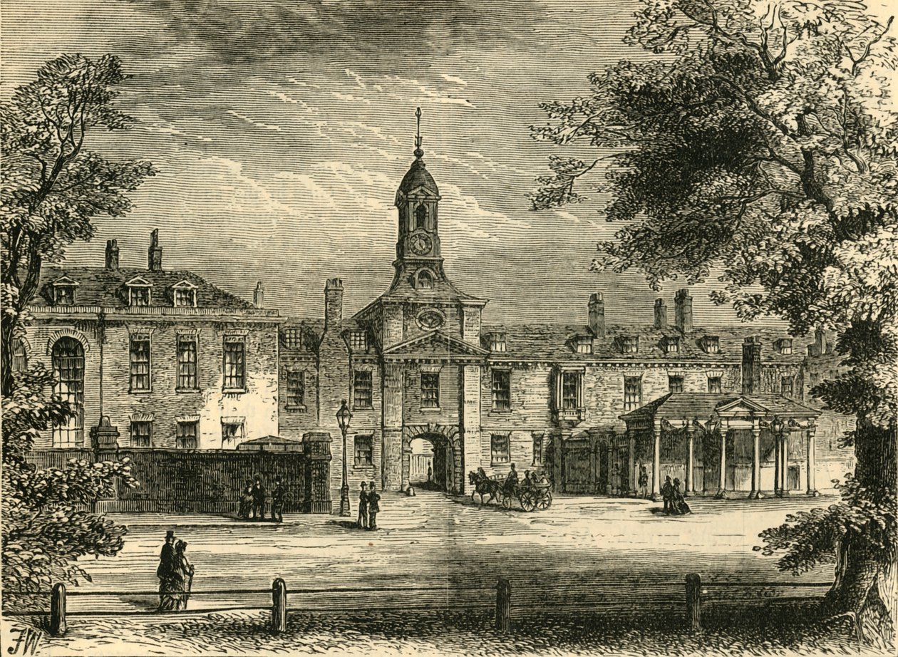 West Front of Kensington Palace, c1876. av Unbekannt