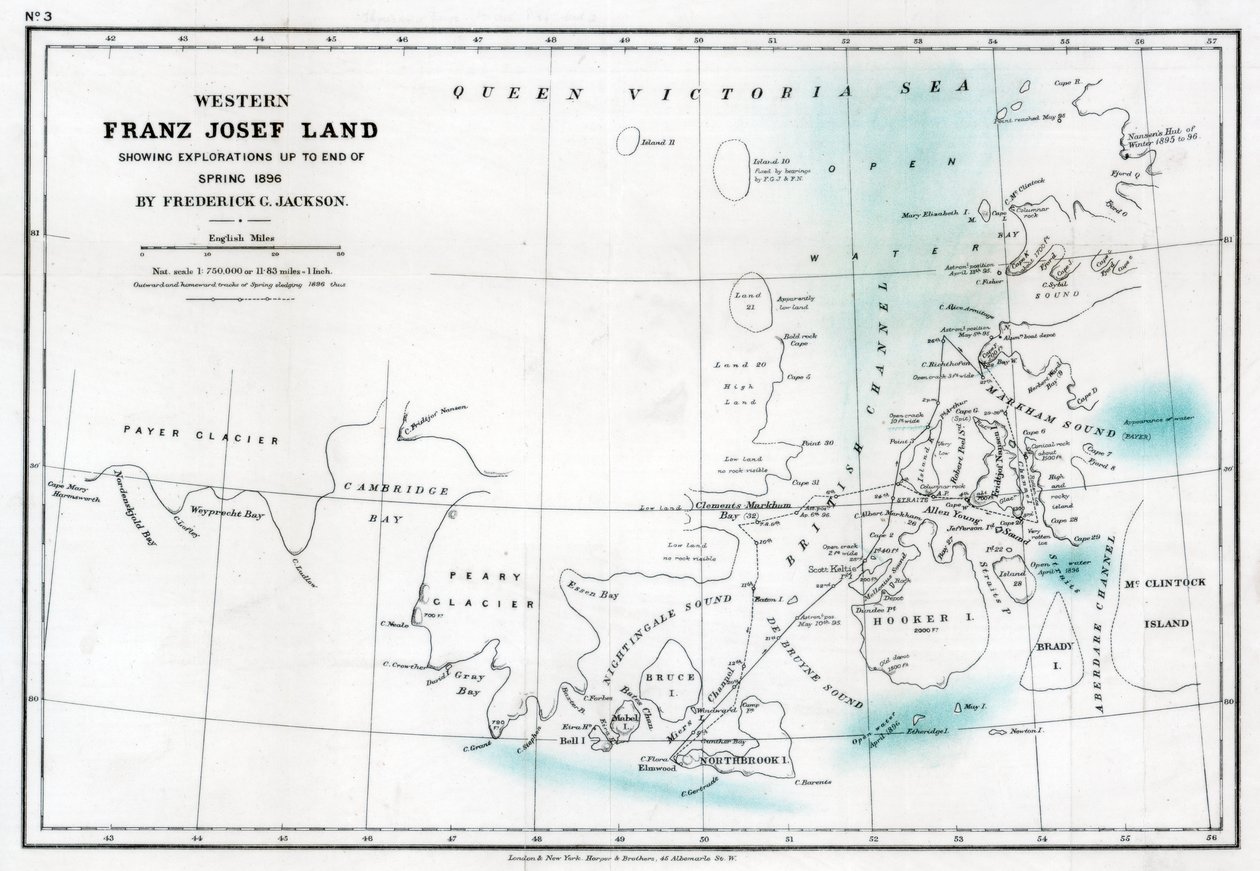 Västra Franz Josef Land, 1896 1899 av Unbekannt