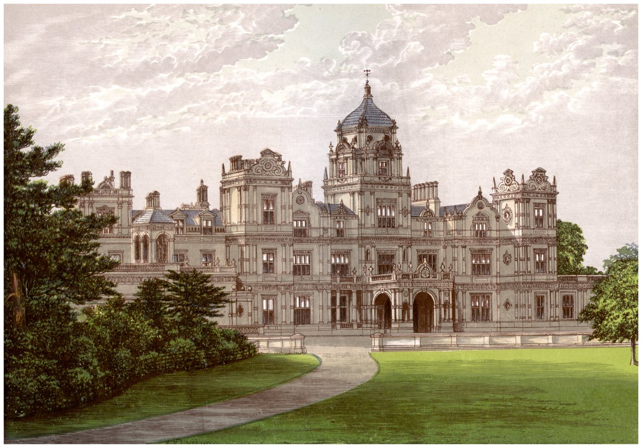 Westonbirt House, Gloucestershire, hem för familjen Holford, c1880 av Unbekannt