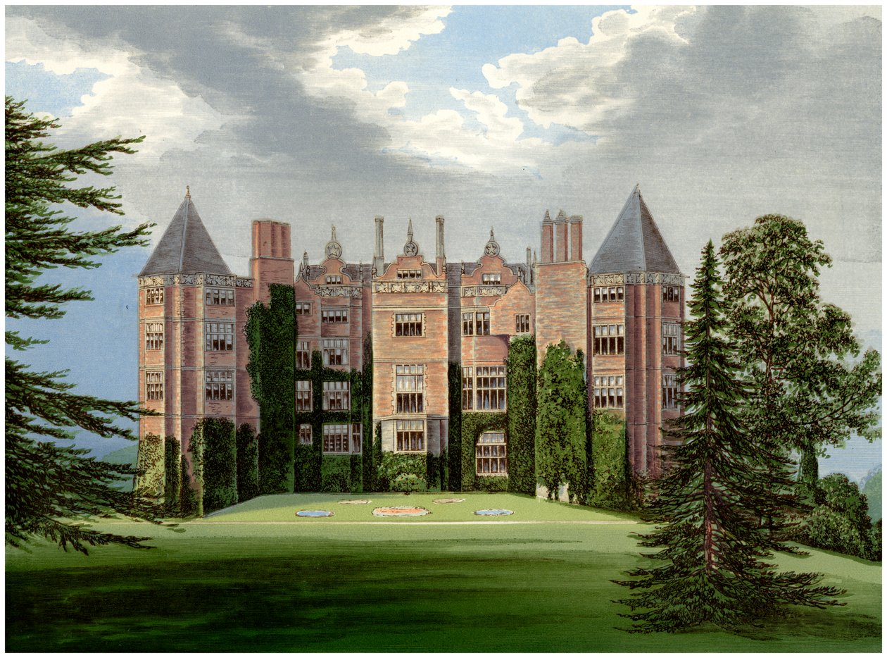 Westwood Park, Worcestershire, hem för Lord Hampton, c1880 av Unbekannt