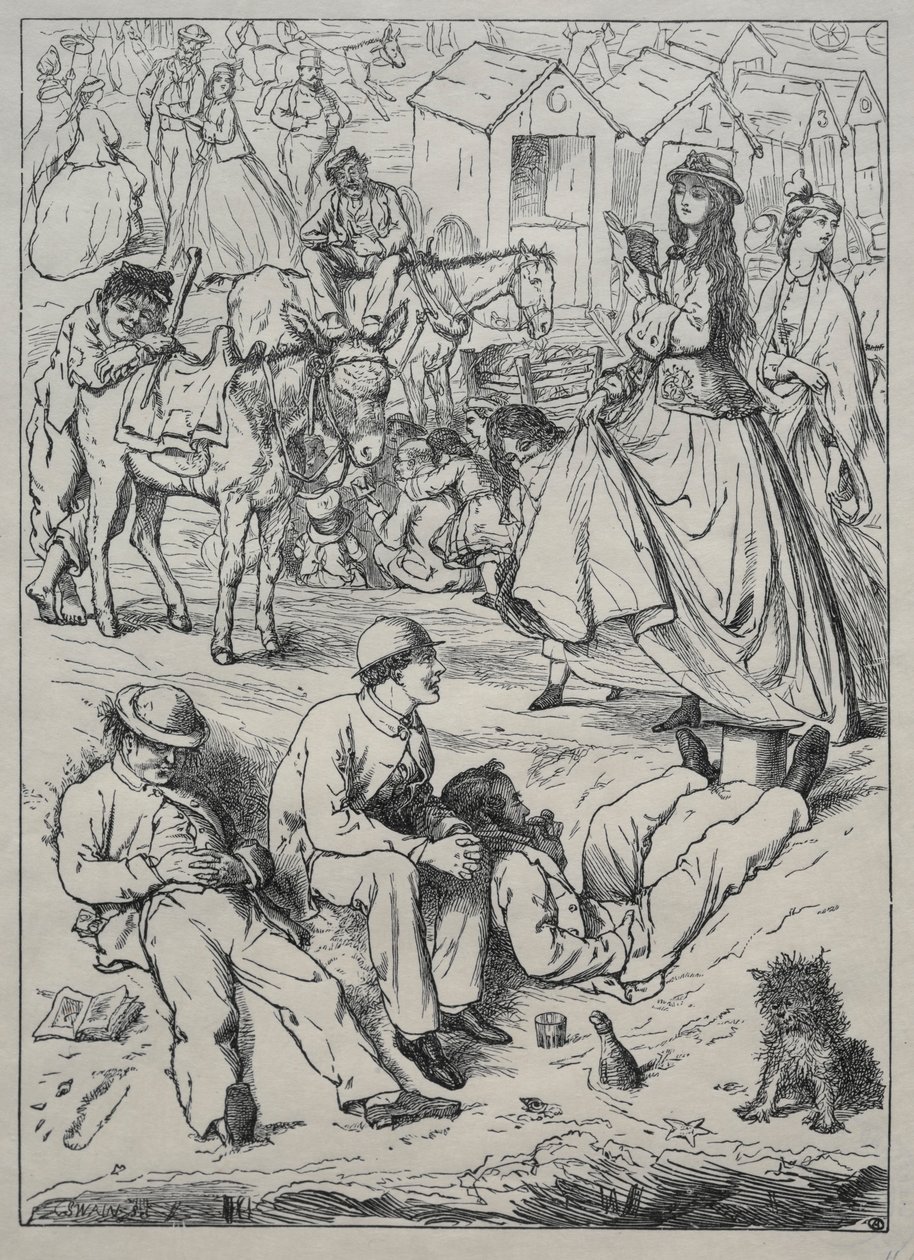 Vad vi gjorde vid havet - ingenting, 1862. av Unbekannt
