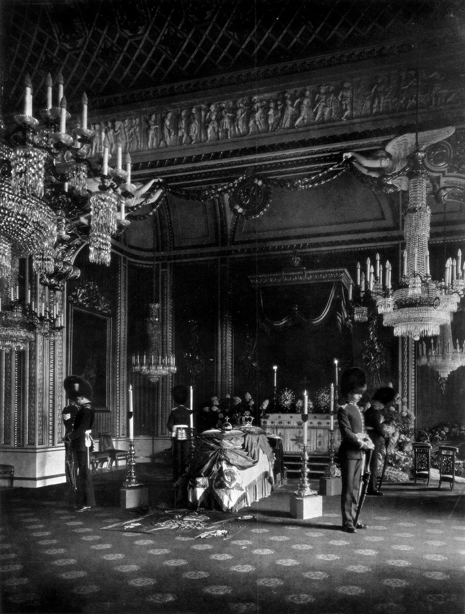 When the Day of Toil is done, the Liing in State, 1910 av Unbekannt