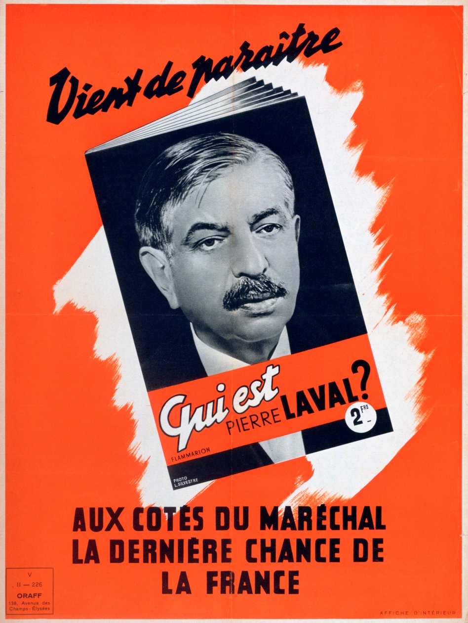 Vem är Pierre Laval, Vichy fransk propagandaaffisch, 1940-1944 av Unbekannt