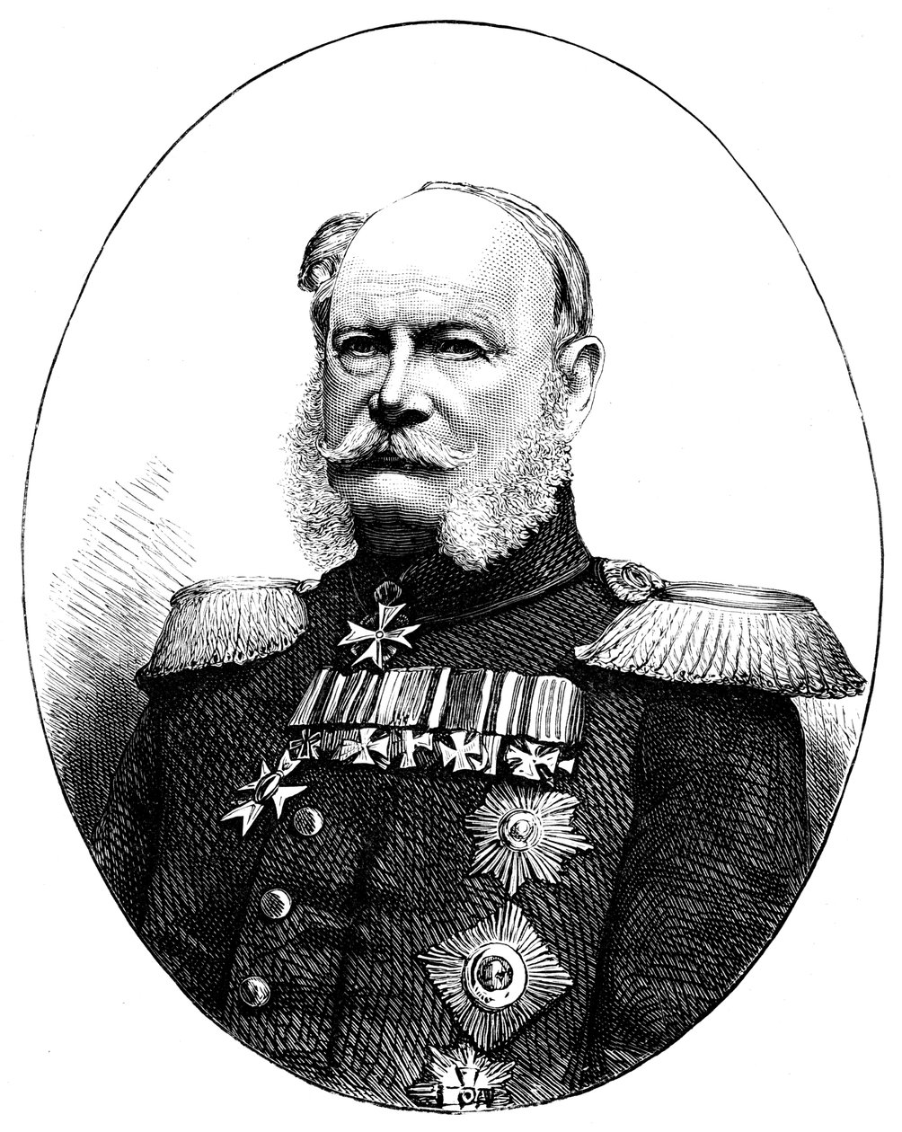Wilhelm I 1797-1888, kung av Preussen och kejsare av Tyskland av Unbekannt