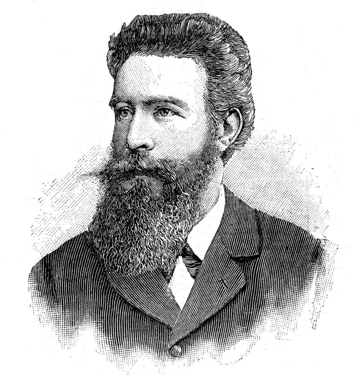 Wilhelm Konrad von Rontgen, tysk fysiker, 1902. av Unbekannt