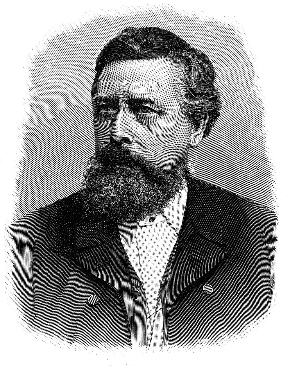 Wilhelm Liebknecht, tysk socialdemokrat från 1800-talet av Unbekannt