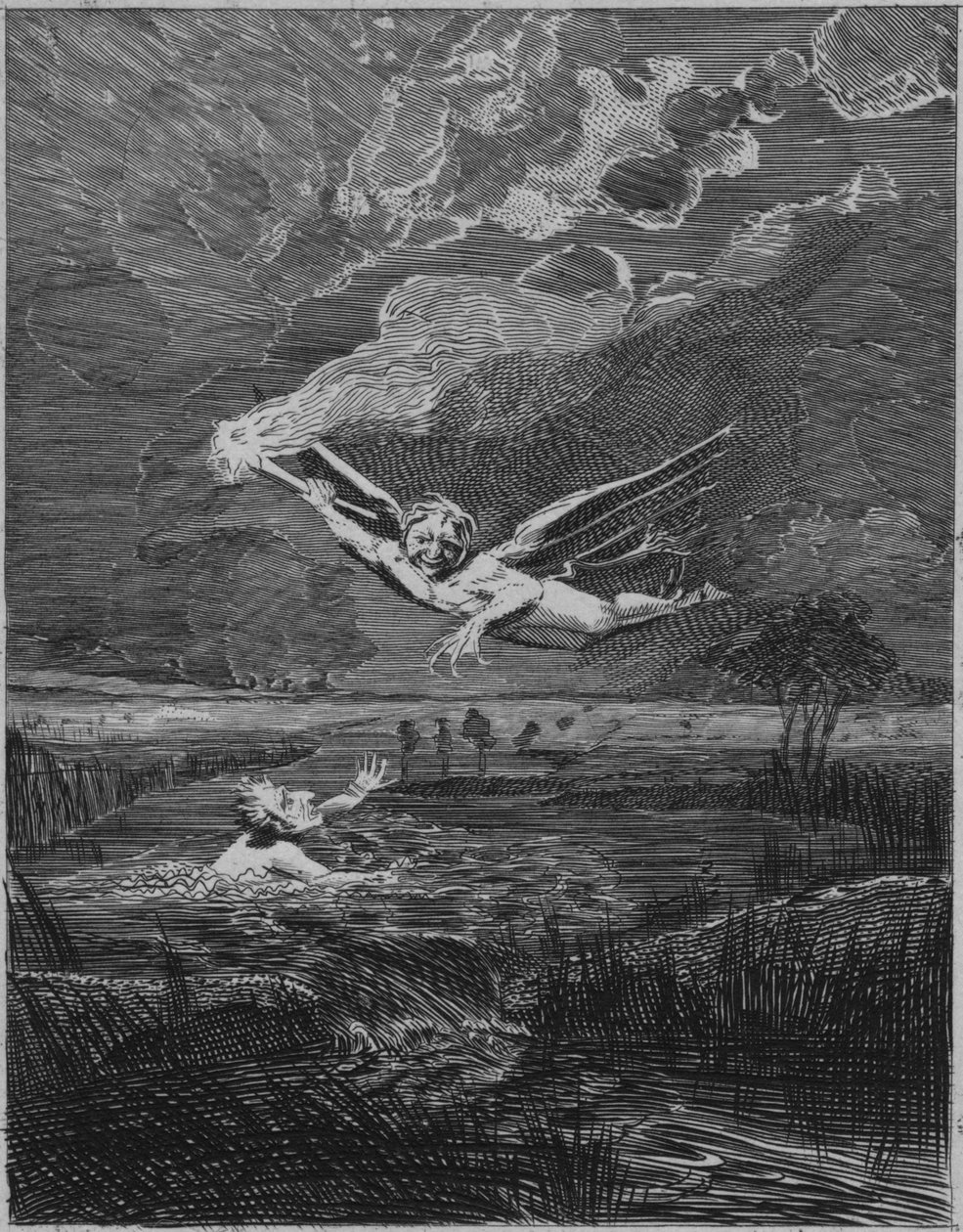 Will O the Wisp, c1800-talet av Unbekannt