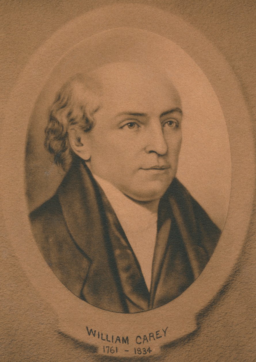 William Carey 1761-1834, brittisk missionär och baptistminister, c1910 av Unbekannt