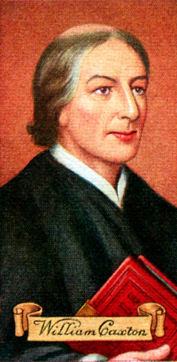 William Caxton, hämtat från en serie cigarettkort, 1935 av Unbekannt