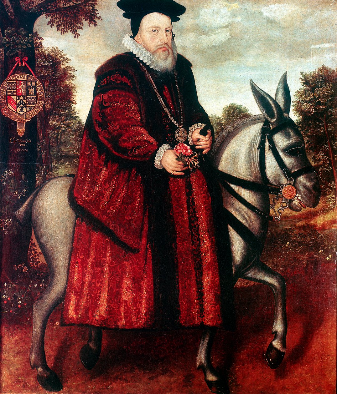 William Cecil, 1:e baron Burghley 1520-1598, engelsk statsman av Unbekannt