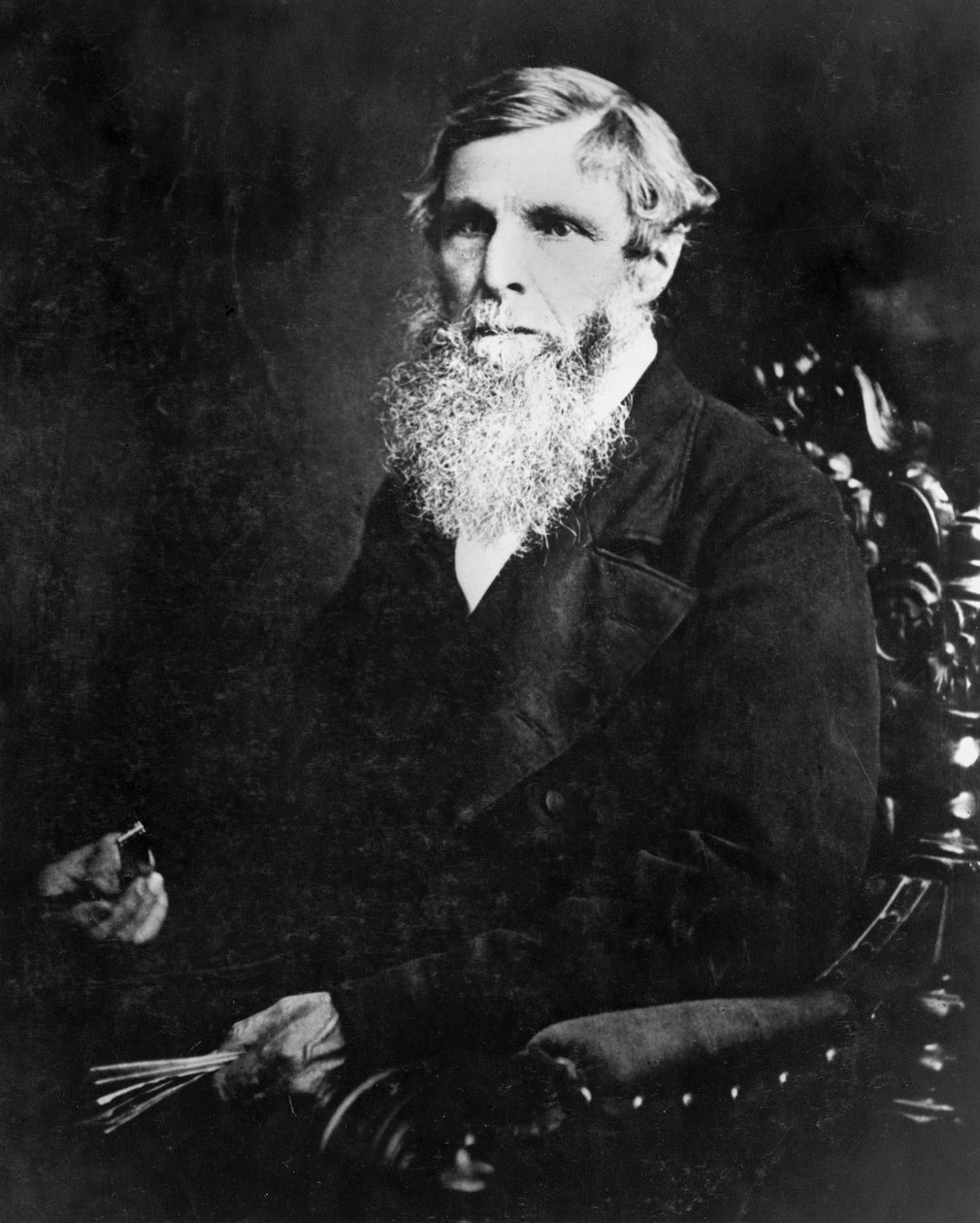 William Froude, engelsk ingenjör och sjöarkitekt, ca 1870 av Unbekannt