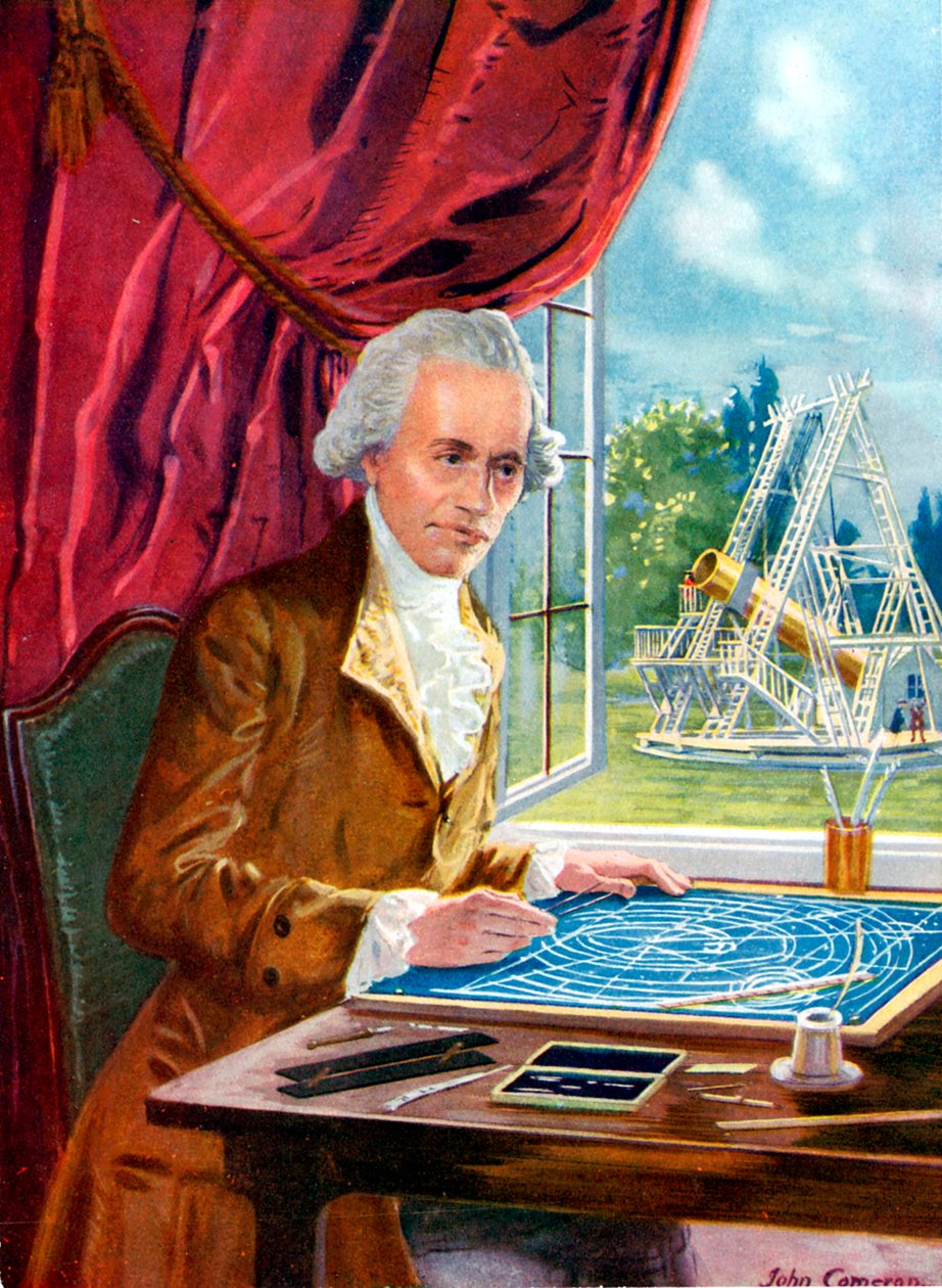 William Herschel 1738-1822 tyskfödd engelsk astronom av Unbekannt
