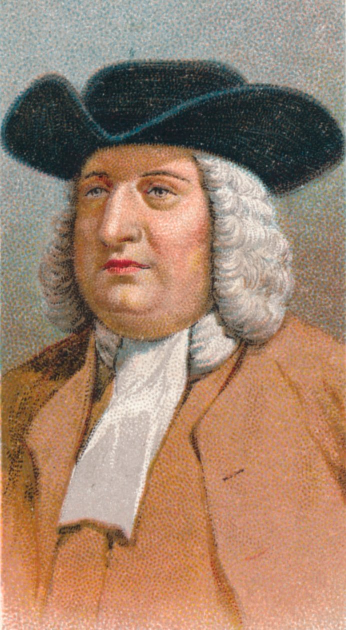 William Penn 1644-1718, engelsk medlem av Society of Friends, populärt känd som Quakers, 1924 av Unbekannt