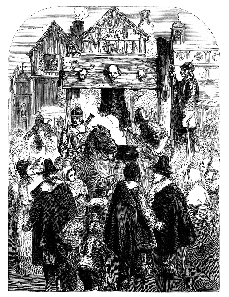 William Prynne 1600-1669 i pelaren, c1902 av Unbekannt