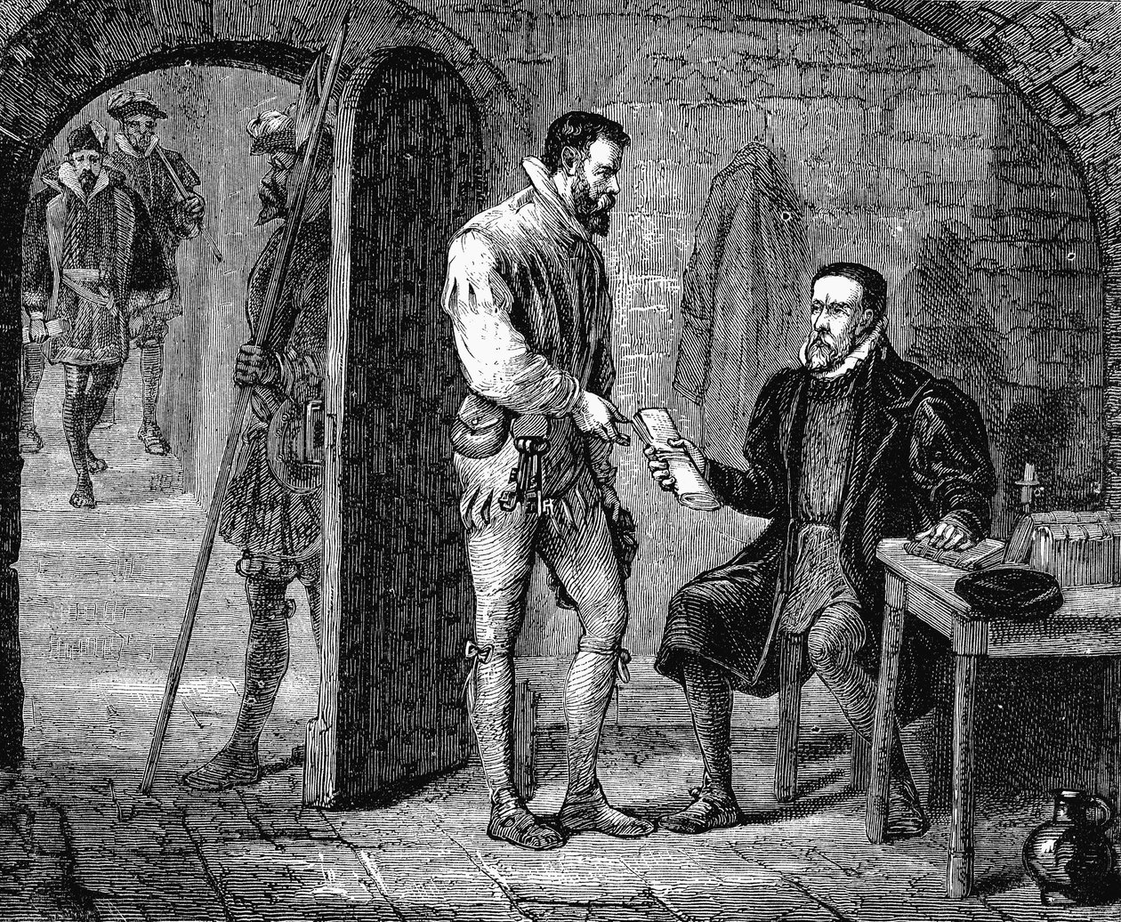 William Tyndale, engelsk översättare, 1536 sent 1800-tal av Unbekannt