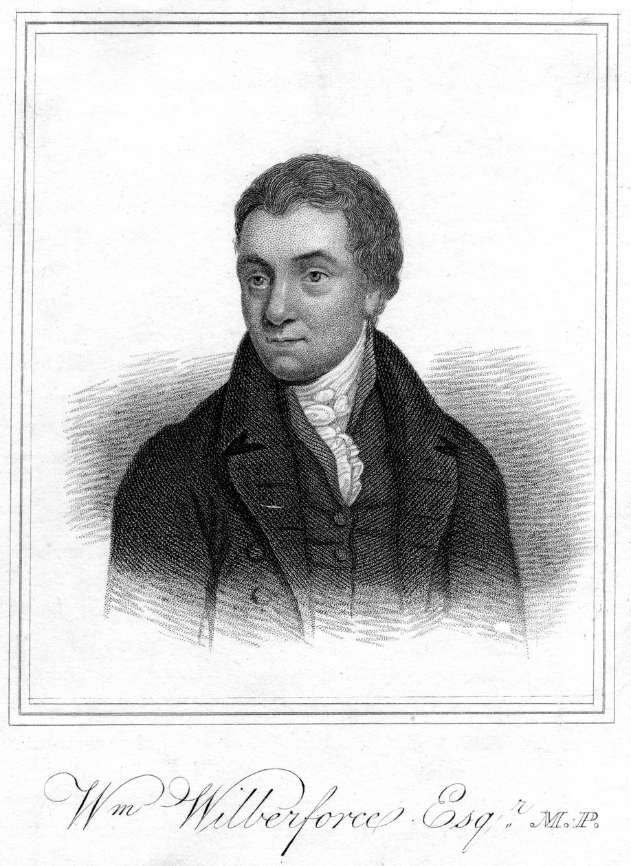 William Wilberforce, filantrop, evangelisk kristen och förkämpe mot slaveri, 1821 av Unbekannt