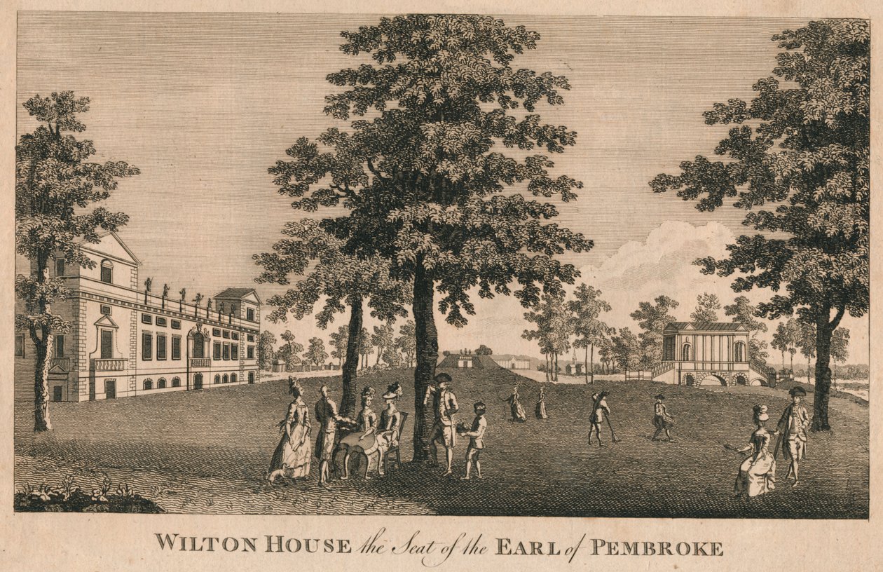 Wilton House, säte för Earl of Pembroke, 1779. av Unbekannt