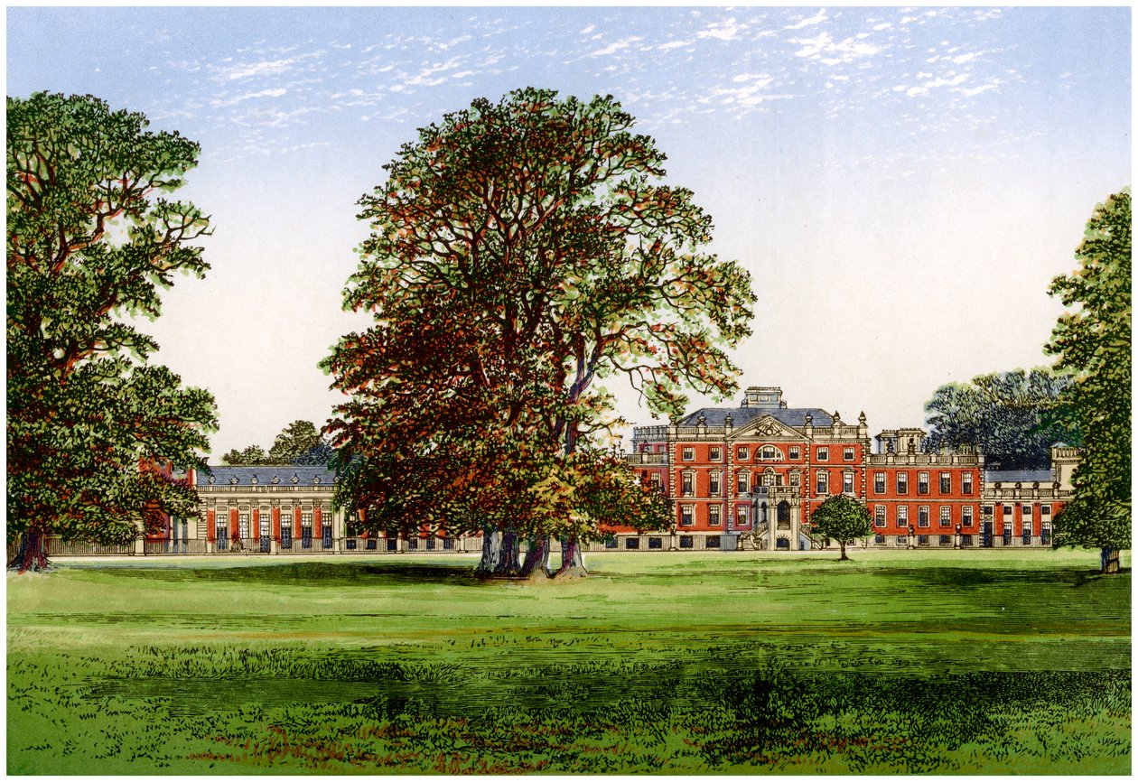Wimpole Hall, Cambridgeshire, hem för Earl of Hardwicke, c1880 av Unbekannt