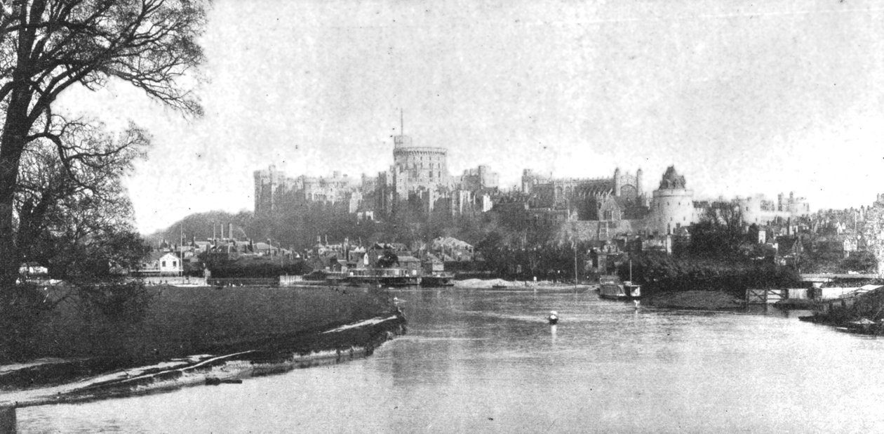 Windsor Castle vid tiden för Victoria, 1901. av Unbekannt