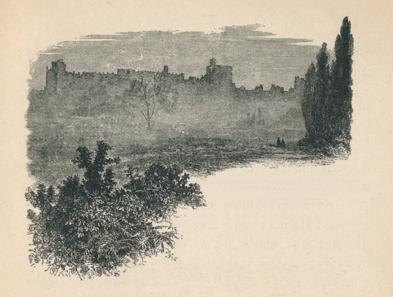 Windsor Castle från Home Park, 1895 av Unbekannt