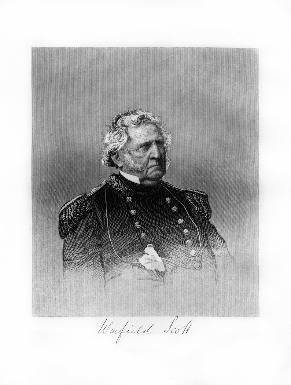 Winfield Scott, USA:s armégeneral, diplomat och presidentkandidat, 1872 av Unbekannt