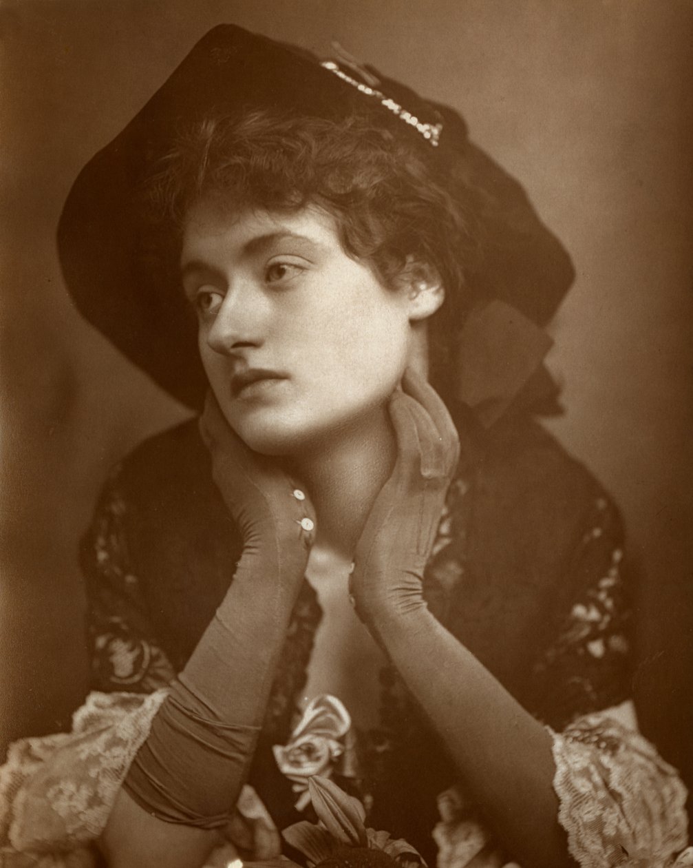 Winifred Emery, brittisk skådespelerska, 1883 av Unbekannt