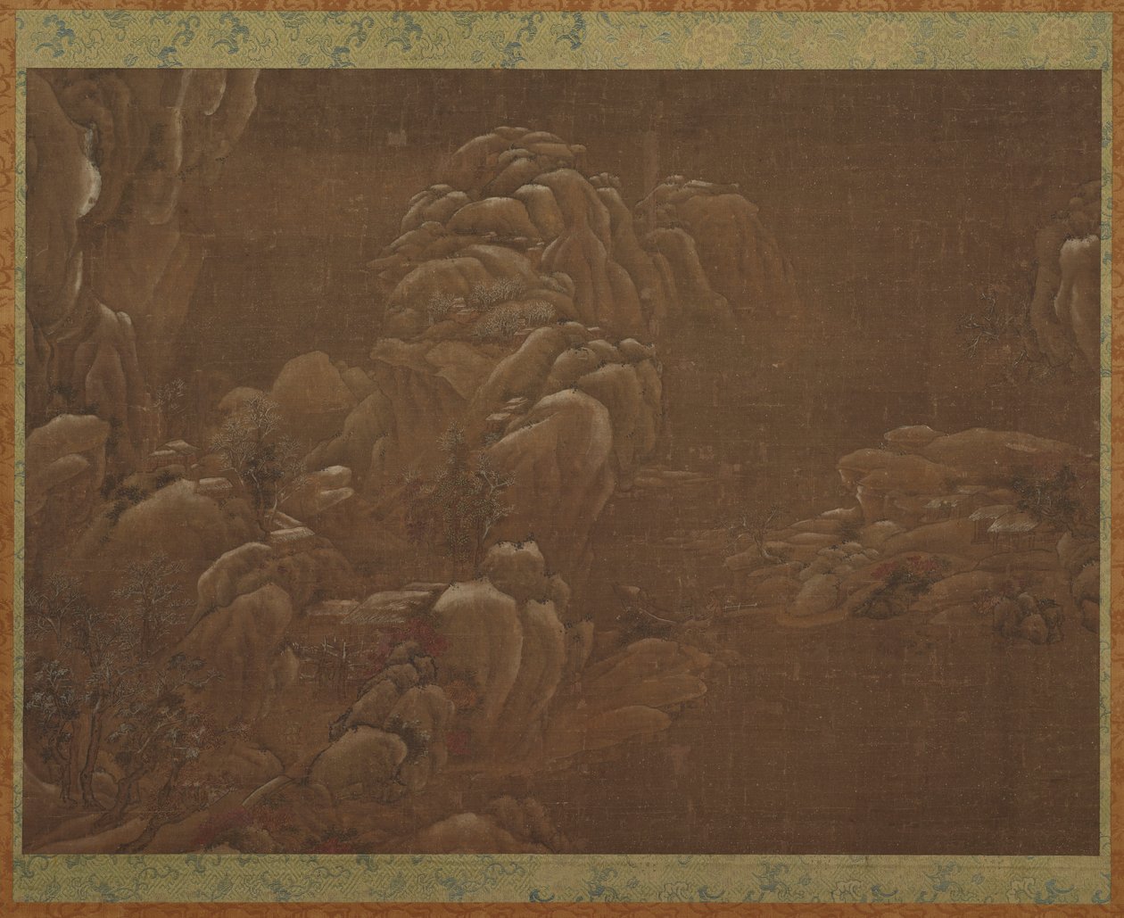Vinterlandskap, Ming- eller Qingdynastin, 1400-1700-talet. av Unbekannt