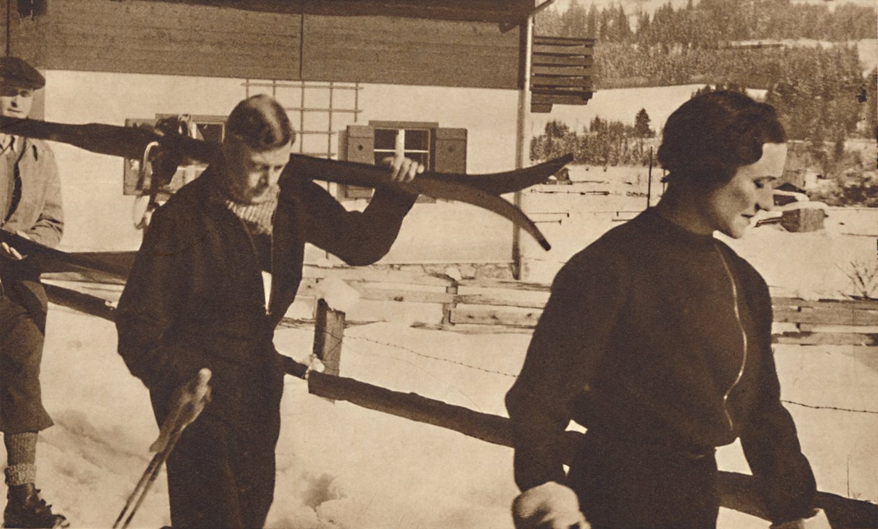 Vintersport, Österrike, 1935, 1937 av Unbekannt