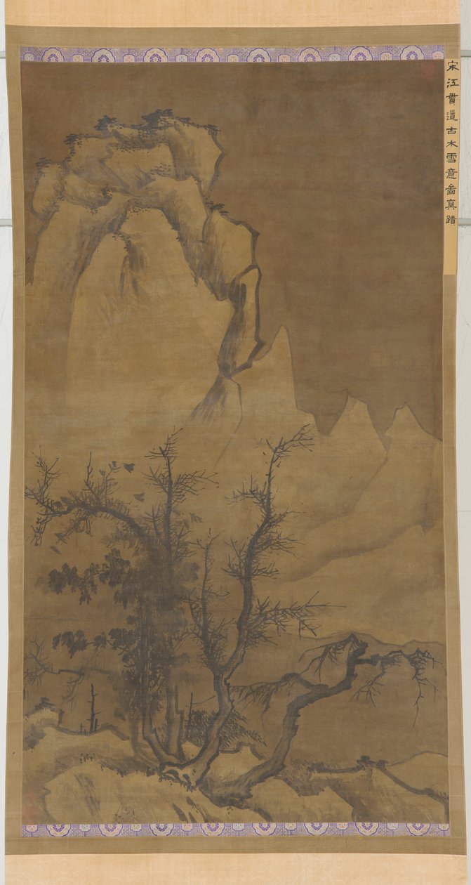 Vinterträd och snötoppar, Mingdynastin, 1600-talet. av Unbekannt