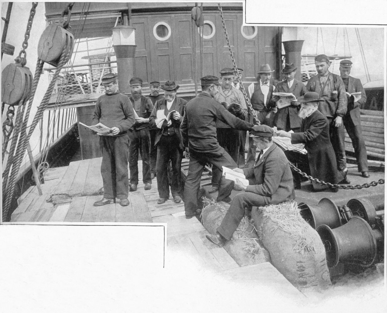 Med Jack flytande, St Andrews Waterside Mission, London, c1903 1903 av Unbekannt