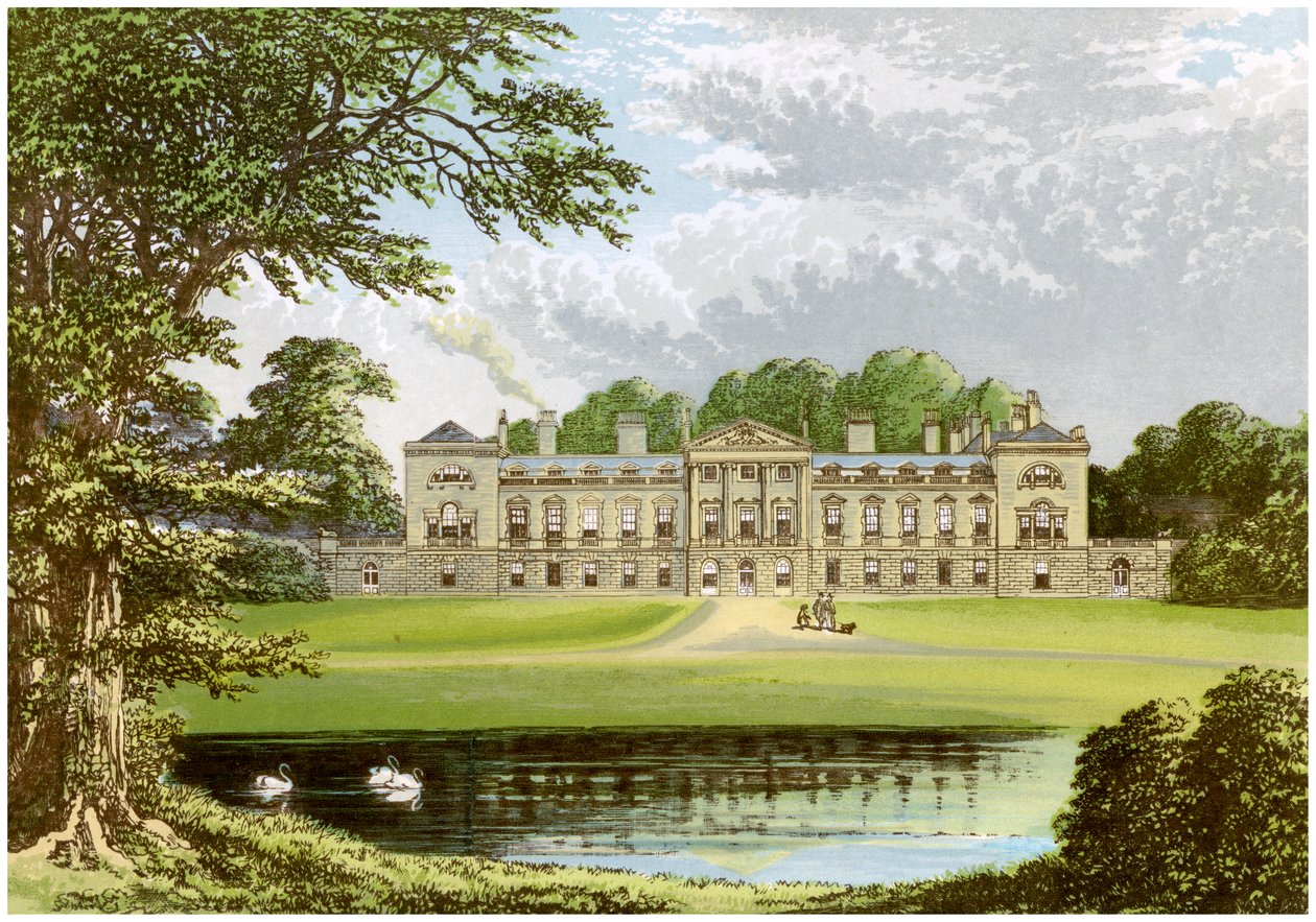Woburn Abbey, Bedfordshire, hem för hertigen av Bedford, c1880 av Unbekannt