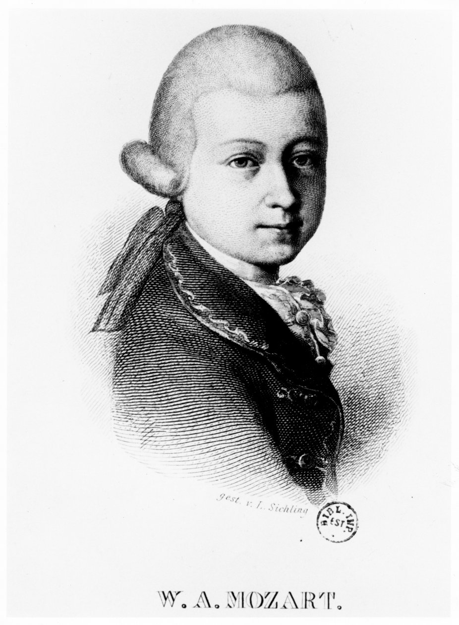 Wolfgang Amadeus Mozart 1756-1791 1770 av Unbekannt
