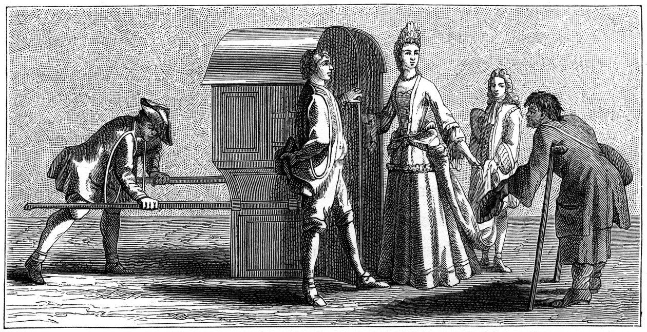 Kvinna i kostym från Ludvig XIV:s tid, 1885 av Unbekannt