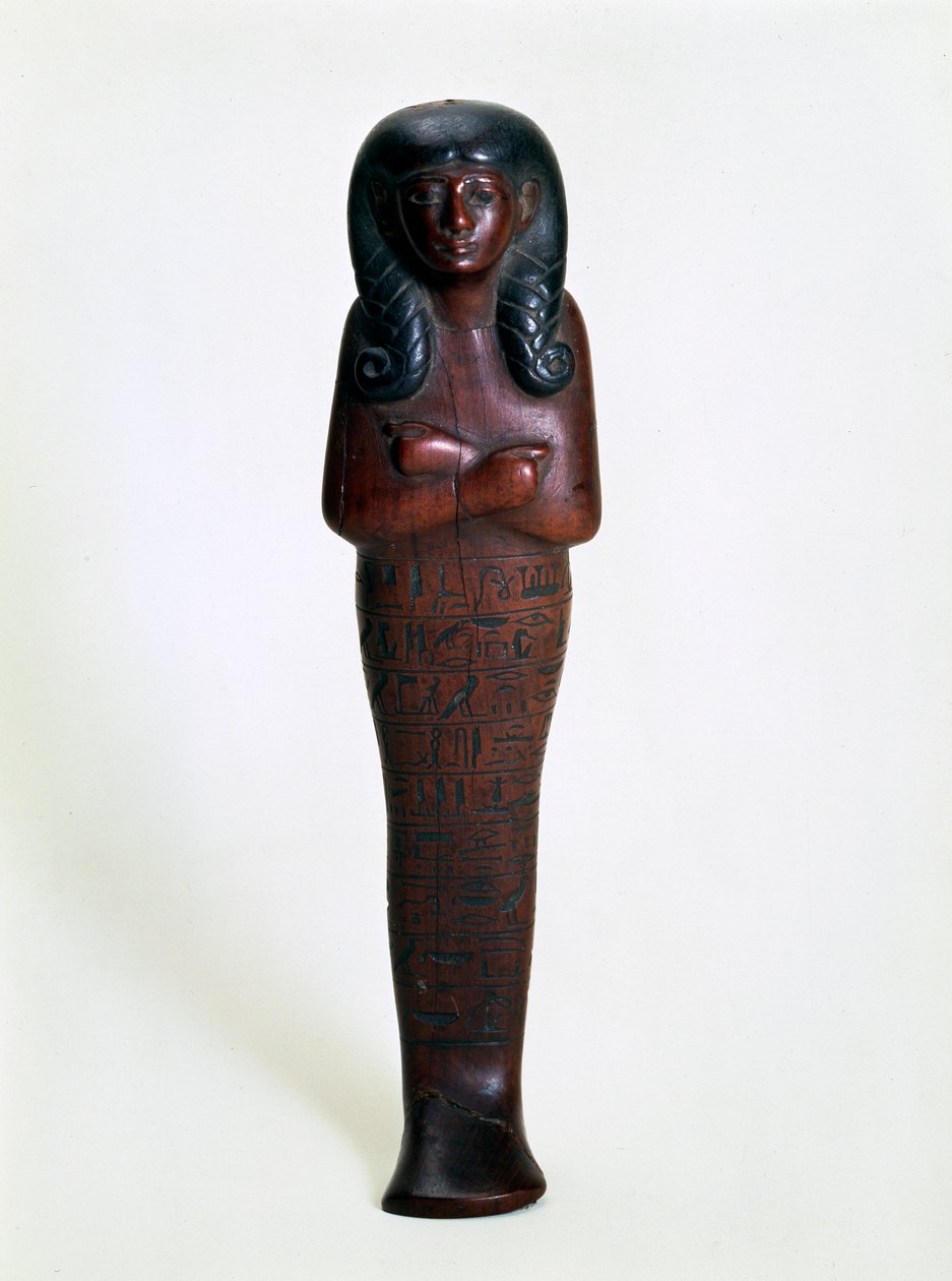 Ushabti-figur av trä av Mutry, fornegyptisk, 1500- eller 1400-talet f.Kr. av Unbekannt