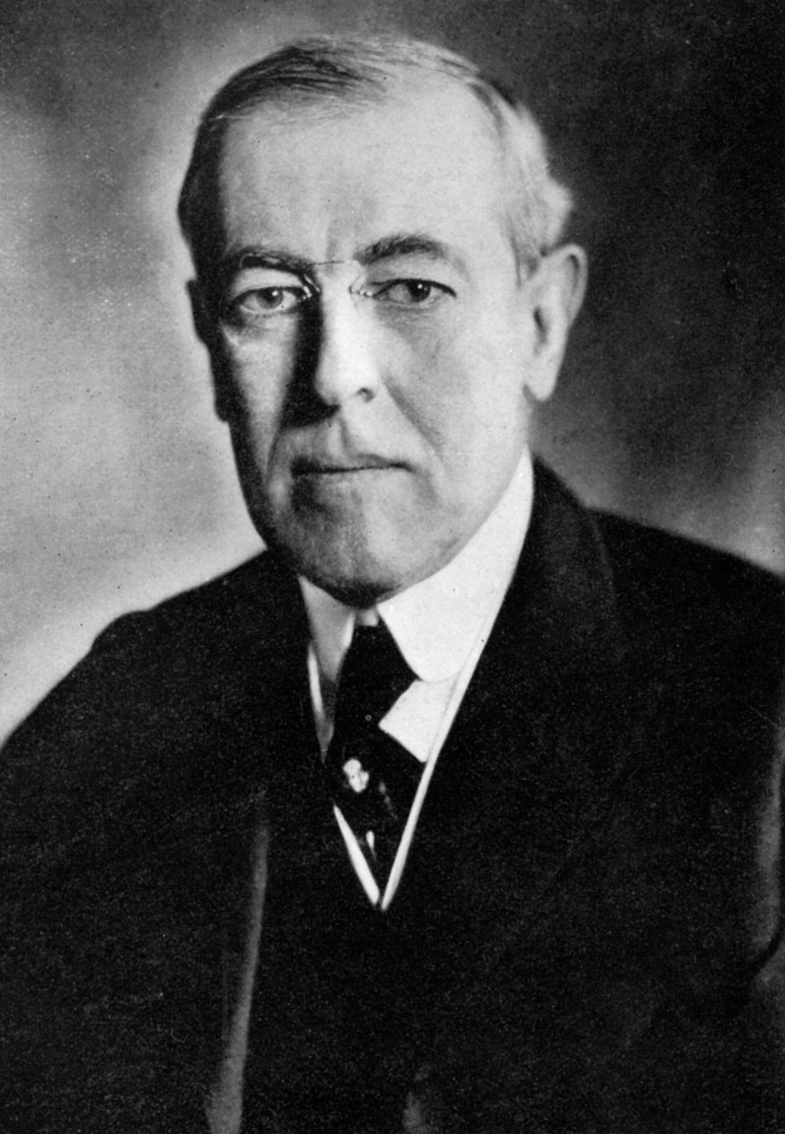 Woodrow Wilson, USA:s 28:e president, 1933 av Unbekannt