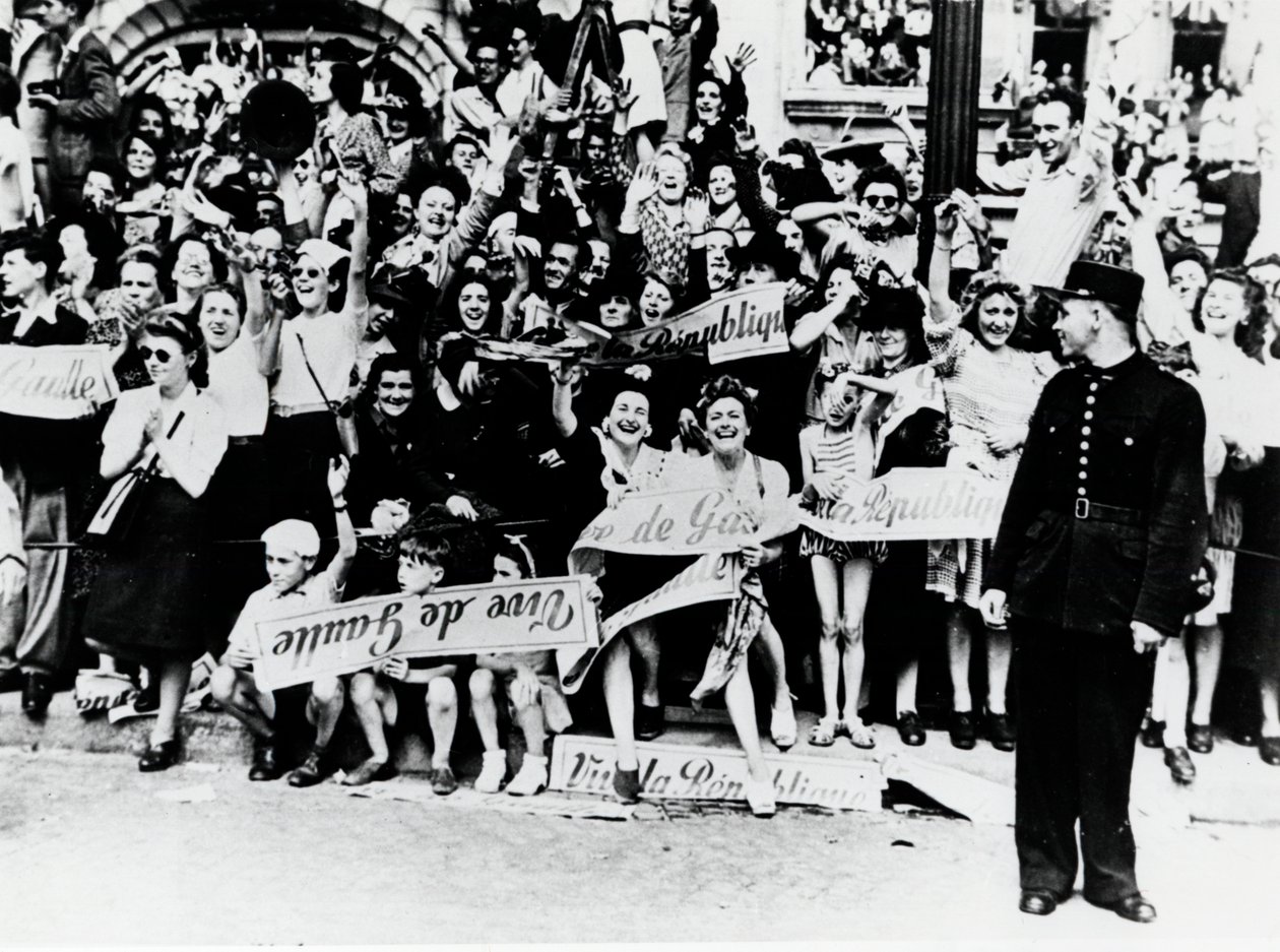 Andra världskriget: Paris befrielse, 1944. av Unbekannt