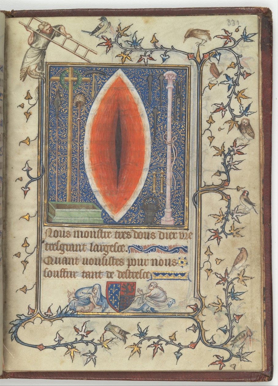 Kristi sår från psaltaren och bönboken från Bonne de Luxembourg, ca 1345 av Unbekannt
