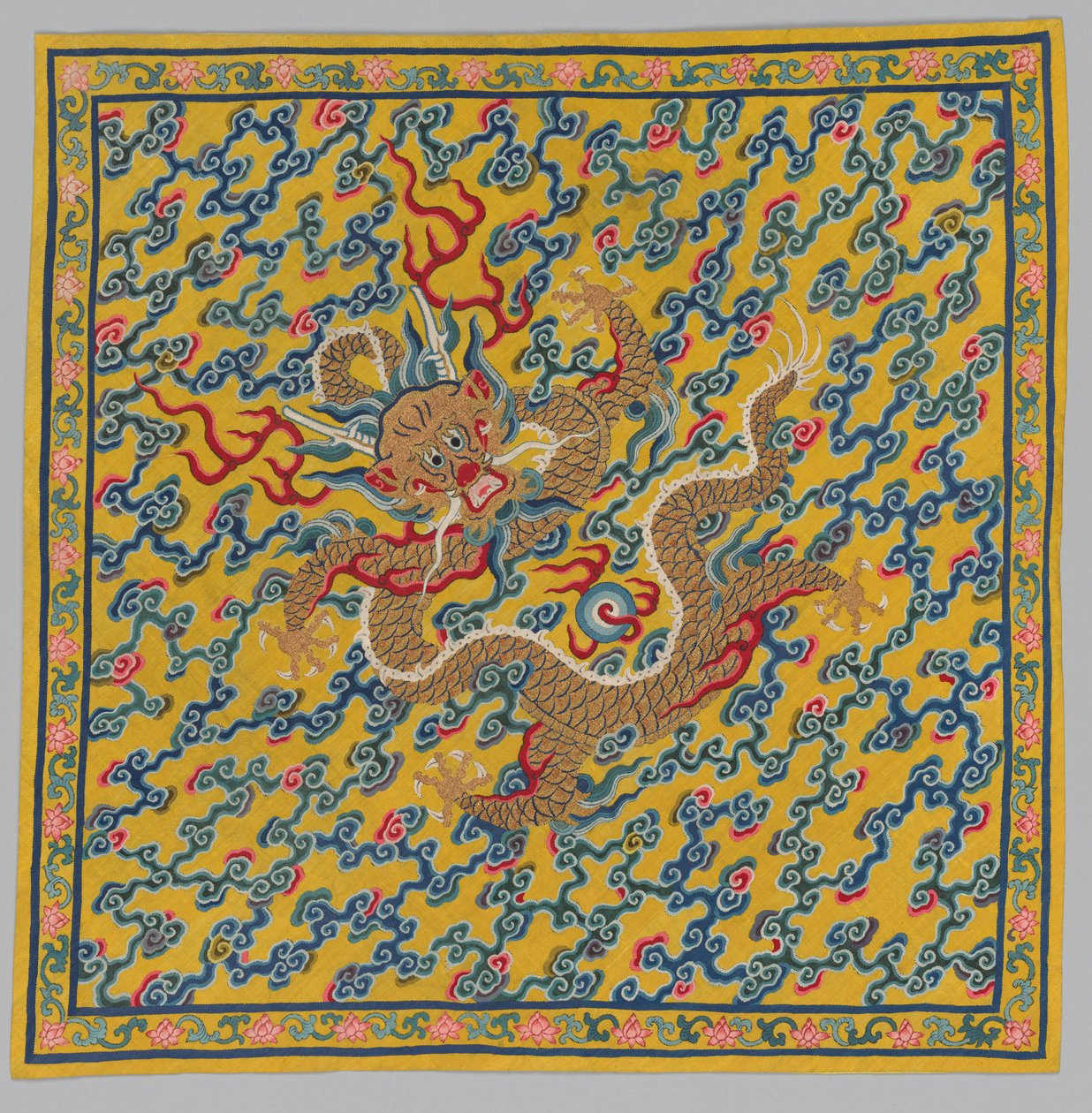 Omslag för gobelängrullen som blandas av klart och lerigt vatten..., 1736-95. av Unbekannt