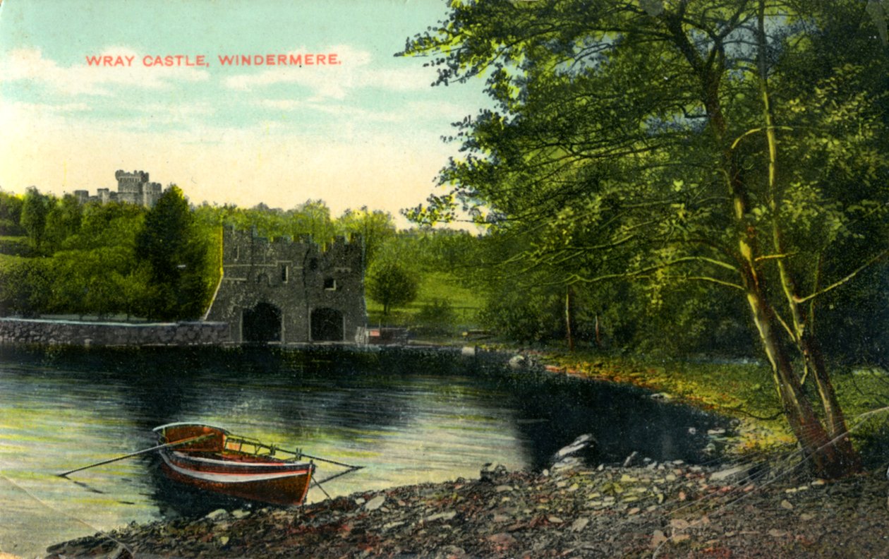 Wray Castle, Claife, Lancashire, tidigt 1900-tal av Unbekannt