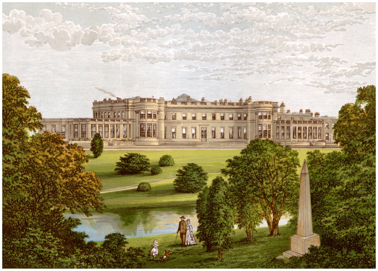 Wynyard Park, County Durham, hem för markisen av Londonderry, c1880 av Unbekannt